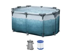 Eisbad Glacial Dip mit Filterpumpe Oval 150 cm x 90 cm x 65 cm*Bestway Hot
