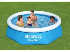 Fast Set Aufstellpool Ø 244 x 61 cm Rund Blau*Bestway Hot