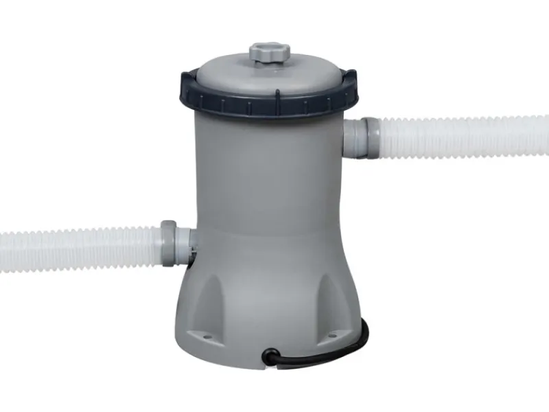 Fast Set Aufstellpool-Set Ø 457 x 107 cm Rund Schiefergrau*Bestway Online