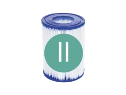 Fast Set Aufstellpool-Set Ø 457 x 122 cm Rund Schiefergrau*Bestway New