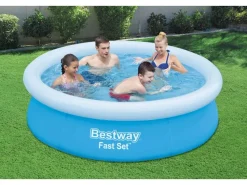 Bestway Aufstellpools|Fast Set Aufstellpool Ø 183 x 51 cm Rund Blau