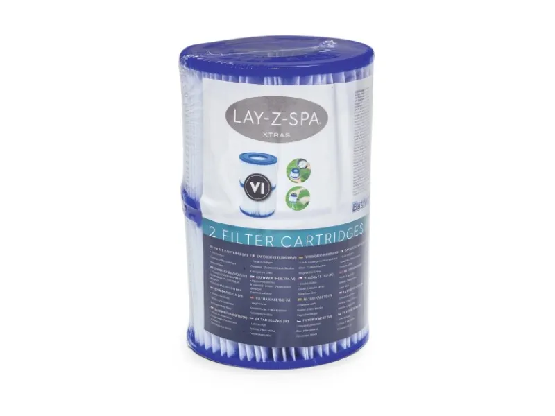 Bestway Pooltechnik|Filterkartusche Größe VI für Lay-Z-Spa Whirlpool 2 Stück