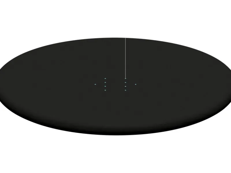 Bestway Pool Abdeckung|Flowclear Poolabdeckung PVC Schwarz Ø 244 cm