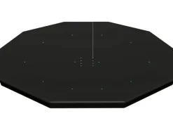 Flowclear Poolabdeckung PVC Schwarz Ø 305 cm*Bestway