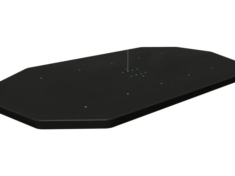 Bestway Outdoor Whirlpools|Pool Abdeckung|Flowclear Poolabdeckung PVC Schwarz 424 cm x 250 cm