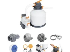 Bestway Pooltechnik|Flowclear Sandfilteranlage mit Zeitschaltuhr 5.678l/h 230 W