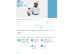 Flowclear Sandfilteranlage mit Zeitschaltuhr 8.327 l/h 280 W*Bestway Hot