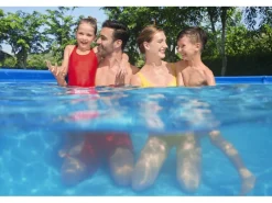 Frame Pool Steel Pro ohne Pumpe 400 x 211 x 81 cm Blau Eckig*Bestway Discount