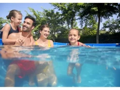 Frame Pool Steel Pro ohne Pumpe 400 x 211 x 81 cm Blau Eckig*Bestway Discount