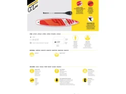 ® Hydro-Force™ SUP Fast Touring Board-Set Fastblast Tech 381 x 76 x 15 cm*Bestway Clearance