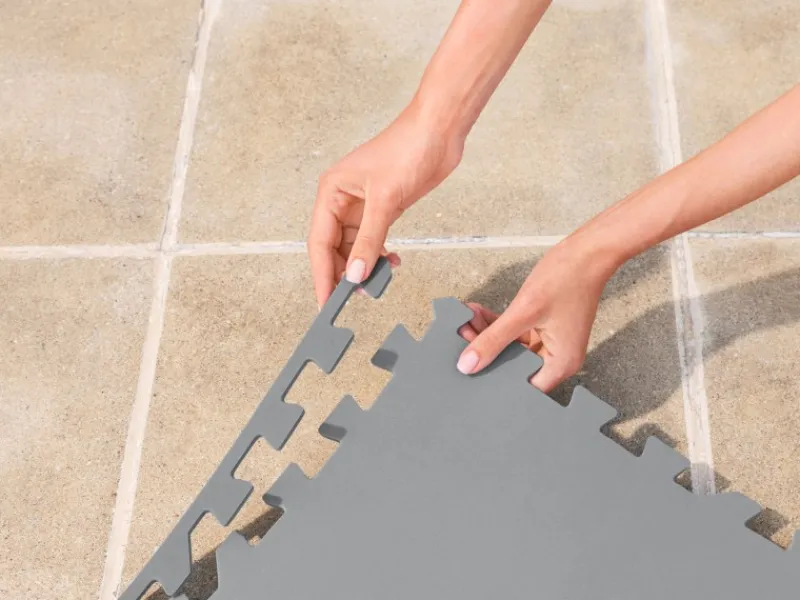 Bestway Outdoor Whirlpools|Lay-Z-Spa Bodenschutzunterlage Grau Kunststoff