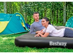 Luftbett TriTech für 2 Personen 203 cm x 152 cm x 25 cm Schwarz-Grau*Bestway Hot
