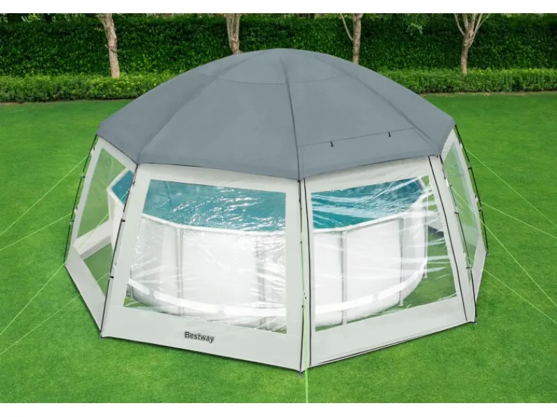 Pavillon Für Runde Pools 600 cm x 295 cm*Bestway Discount