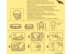 Selbstklebende Reparaturflicken 6,5 cm x 6,5 cm 10 Stck.*Bestway Sale