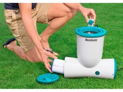 Bestway Pooltechnik|Skimatic 2-in-1 Filterpumpe mit Einhängeskimmer 2.574 l/h 48 W