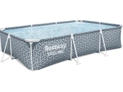 Stahlrahmen-Pool Steel Pro Frame 300 cm x 201 cm x 66 cm Rechteckig*Bestway Discount