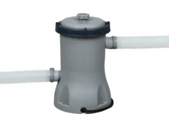 Stahlrahmenpool Set Power Steel Swim Vista 424 x 250 x 100 cm Oval Grau*Bestway Online