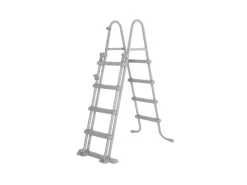 Bestway Pool Abdeckung|Aufstellpools|Stahlrahmenpool Set Power Steel Swim Vista Ø 549 cm x 122 cm Rund Grau