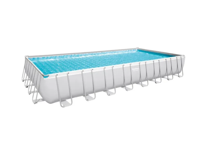 Stahlrahmenpool-Set Power Steel 956 cm x 488 cm x 132 cm Rechteckig*Bestway Clearance