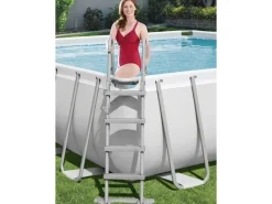Bestway Aufstellpools|Stahlrahmenpool-Set Power Steel Rechteckig 549 cm x 274 cm x 122 cm
