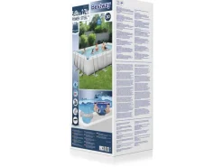 Bestway Aufstellpools|Stahlrahmenpool-Set Power Steel Rechteckig 549 cm x 274 cm x 122 cm