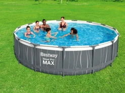 Steel Pro MAX Stahlrahmenpool-Set Ø 457 cm x 107 cm*Bestway Discount