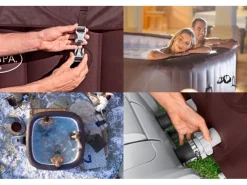 Bestway Outdoor Whirlpools|Whirlpool Maldives HydroJet Pro App 7 Personen 201 cm x 201 cm x 80 cm