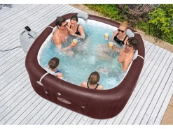 Bestway Outdoor Whirlpools|Whirlpool Maldives HydroJet Pro App 7 Personen 201 cm x 201 cm x 80 cm