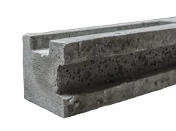 Beckers Betonzaun Balkonsichtschutz|Betonzaun-Eckpfosten doppelseitig 248 cm