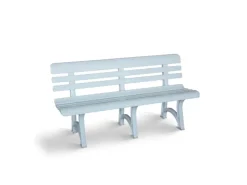 BICA Gartenbänke|Olimpia 3-Sitzer Gartenbank in Weiß