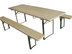 Bierzelt-Garnitur klappbar mit 70 cm breitem Tisch* Sale