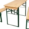 Bierzelt-Garnitur klein für Balkon & Terrasse mit 60 cm breitem Tisch*