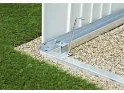 Biohort Gartenschränke|Bodenrahmen für Geräteschrank 190 Alu 186 cm x 78 cm x 4 cm