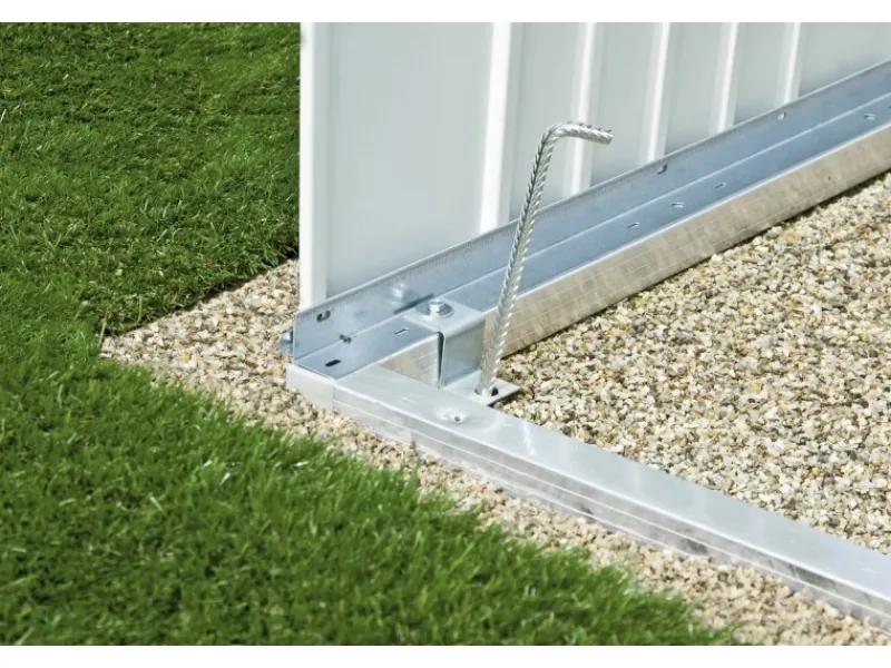 Biohort Fahrradboxen|Bodenrahmen für Minigarage 140 cm x 198 cm x 4 cm