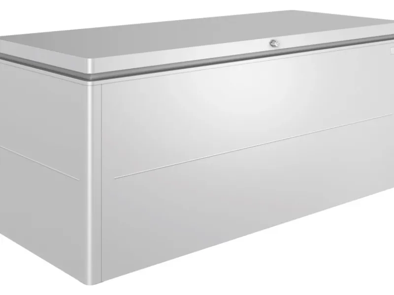 Biohort Auflagenboxen|Universalboxen|LoungeBox 200 Silber-Metallic