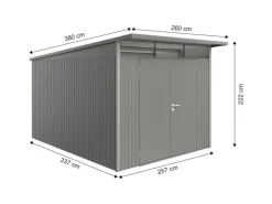 Metall-Gerätehaus AvantGarde Gr. A8 Doppeltür*Biohort Sale