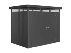 Metall-Gerätehaus HighLine 4,6 m² Doppeltür*Biohort Discount