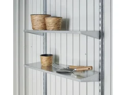 Metall-Gerätehaus HighLine 4,6 m² Doppeltür*Biohort Discount