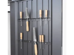 Metall-Gerätehaus HighLine 4,6 m² Doppeltür*Biohort Discount