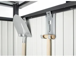 Metall-Gerätehaus HighLine 7,6 m² Doppeltür*Biohort Discount