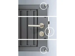 Metall-Gerätehaus HighLine 3,5 m² Doppeltür*Biohort Hot