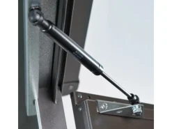 Metall-Gerätehaus HighLine Silber-Metallic 5,6 m² Doppeltür*Biohort Clearance