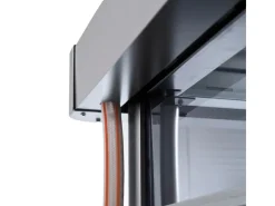 Metall-Gerätehaus HighLine Silber-Metallic 5,6 m² Doppeltür*Biohort Clearance