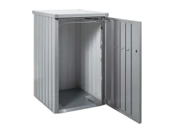 Mülltonnenbox Alex Variante 1 Silber-Metallic*Biohort