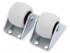 Biohort Universalboxen|Balkonmöbel|Rollen für Stylebox 4,5 cm x 3,5 cm x 3,5 cm Weiß 2 Stück