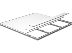 Biohort Fahrradboxen|Smartbase für Minigarage 140 cm x 198 cm x 18 cm