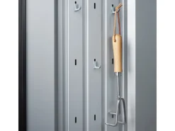 Biohort Gartenschränke|Terrassenschrank Romeo Gr. L Silber HxBxT:  140 cm x 132 cm x 87 cm