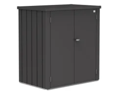 Biohort Gartenschränke|Terrassenschrank Romeo Gr. L  Dunkelgrau HxBxT: 140 cm x 132 cm x 87 cm