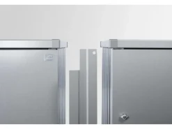 Verbindungselement für 3 Stück MülltonnenBox Alex Silber-Metallic*Biohort Online