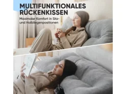 Björn&Schiller Sitzkissen|Gartenstuhlauflagen|Rückenkissen 100 cm mit Waschbarem Bezug